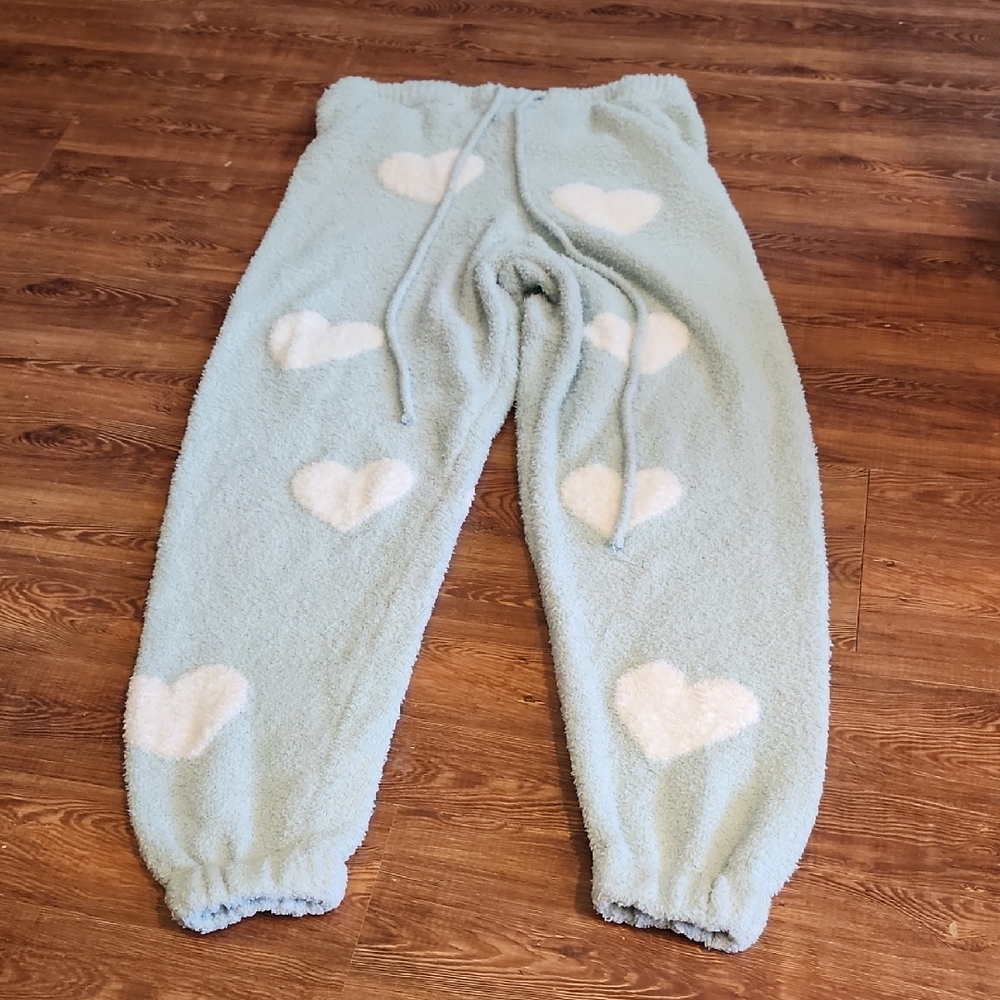 Cozy Kids Heart Patterned Pants